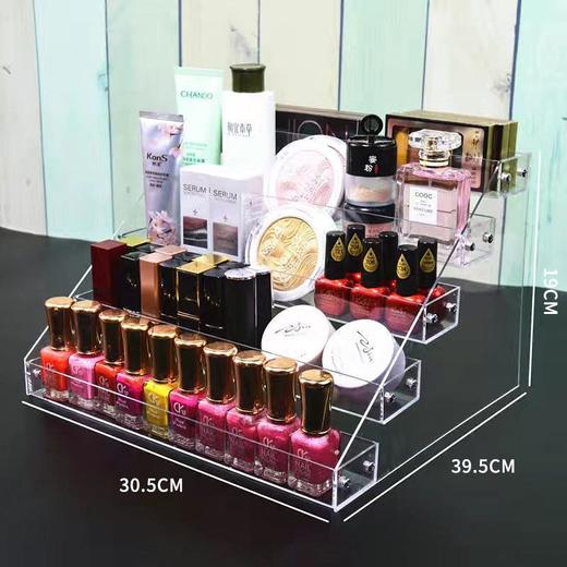 亚克力透明眼影盘收纳指甲油展示架香水护肤化妆品货架陈列置物架 商品图7