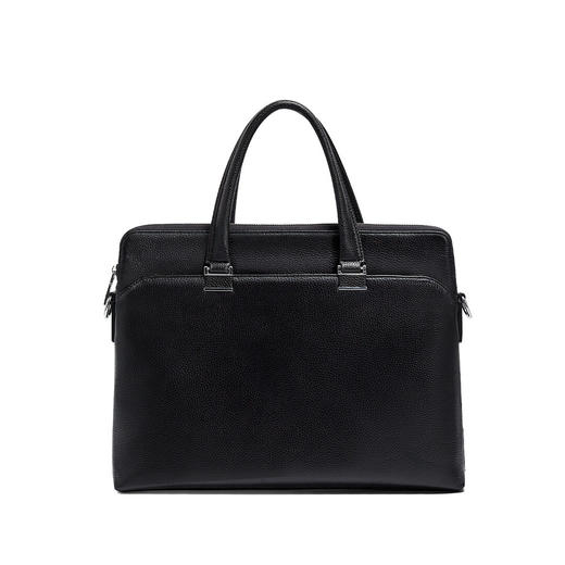 Safiya/索菲娅头层牛皮2023新款男士公文包电脑包手提包斜跨男包 商品图1