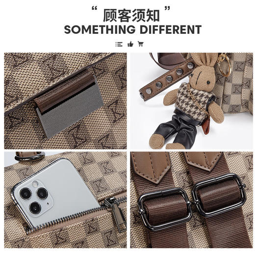 Safiya/索菲娅包包2023新款时尚女士背包大容量旅行双肩包书包 SF9151055Y 商品图5