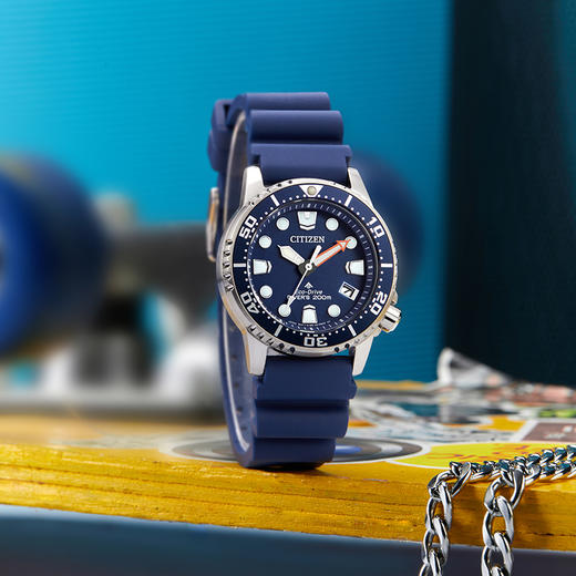 西铁城/CITIZEN运动潜水PROMASTER系列光动能女表EO2021-05L 商品图9