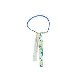 谜底时尚皮带女士2023夏季新款搭配腰带合成革拼接丝带232MQ0916