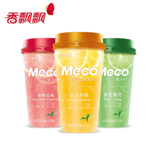 香飘飘MeCo蜜谷新派茶饮桃桃红柚【400ml】 商品图3