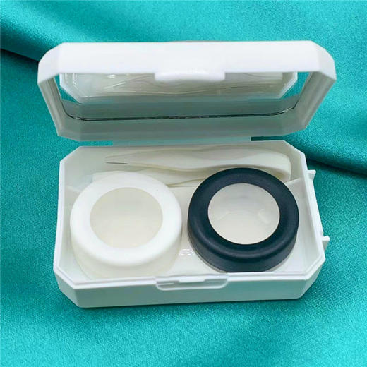 新款卡通隐形眼镜盒美瞳盒双联盒收纳盒伴侣盒WL139 商品图6