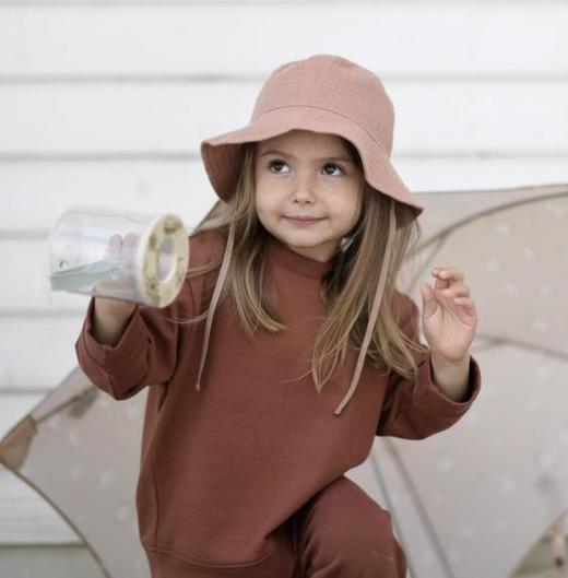 HUTTEliHUT丹麦儿童防晒帽太阳帽婴儿帽子宝宝遮阳帽春夏薄款男女 商品图5