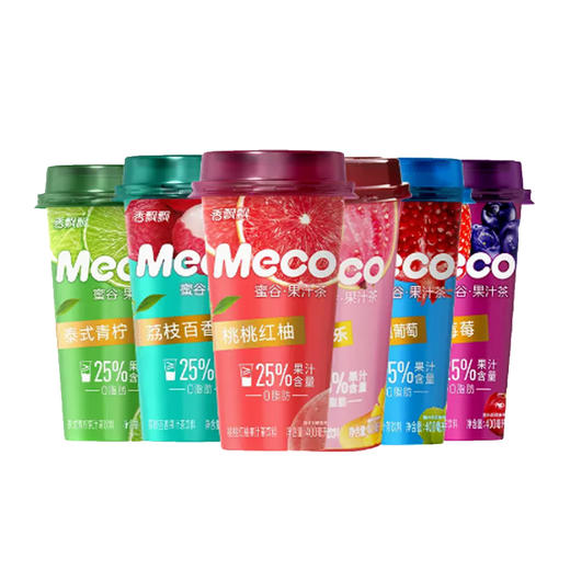 香飘飘MeCo蜜谷新派茶饮桃桃红柚【400ml】 商品图5