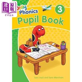 【中商原版】Jolly Phonics Pupil Book 3 快乐自然拼读学生课本3 彩色版 手写体 英文原版进口教材教辅参考书