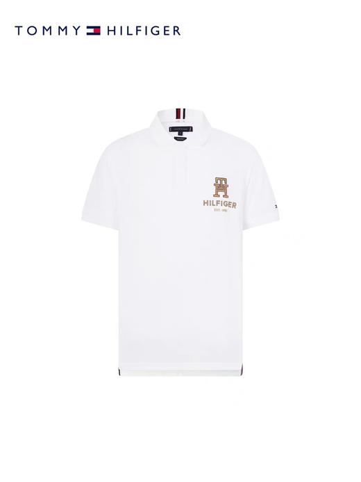 TOMMY HILFIGER  魔力方23新款春夏男装字母刺绣翻领短袖POLO衫 商品图4