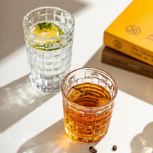 摩登主妇玻璃杯网红水杯ins风果汁啤酒杯创意浮雕女生高颜值杯子 商品图1