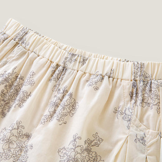 英氏儿童裤子女童防蚊裤宽松束脚薄款休闲裤春夏新款YRKCJ2P287A 商品图1