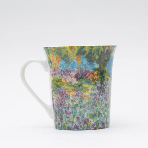 【Könitz酷尼子】陶瓷水杯茶杯马克杯 莫奈之花415ml 商品图1