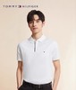 TOMMY HILFIGER 23新款春夏男装丝光棉撞色提花门襟翻领短袖POLO衫30768 商品缩略图0
