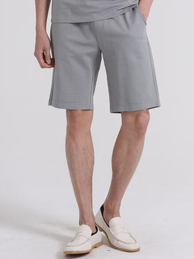 callisto灰色棉混纺短裤 SSSPW118C