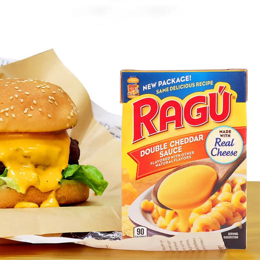 美国乐鲜乐古双重切达芝士调味酱439g/030251 芝士控不变的热爱搭配各种各样美食 商品图0