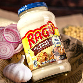 美国乐鲜乐古烤蒜味帕玛森芝士调味酱453g/030288 异域风情浓郁香蒜增色提鲜