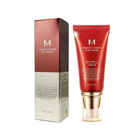 韩国正品 missha/谜尚遮瑕大红BB霜 50ml（新旧版本随机）