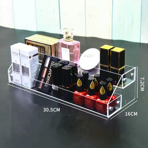 亚克力透明眼影盘收纳指甲油展示架香水护肤化妆品货架陈列置物架 商品图5