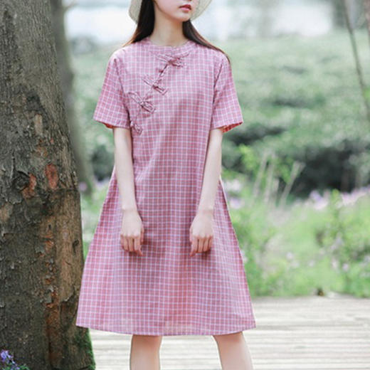 裁缝学苑 AW30女士连衣裙A字裙1:1实物服装纸样剪裁图纸牛皮纸样 商品图0