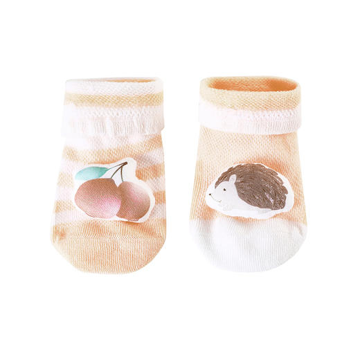 英氏婴儿袜子宝宝礼盒装卡通四季袜23新款YIWCJ0P046A YIWCJ0P047A YIWCJ0P048A 商品图3