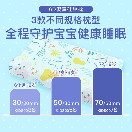 施力普硅胶枕头 | 天然乳胶护颈、助力睡眠 商品图8