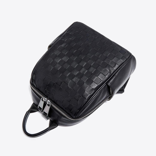 Safiya/索菲娅头层牛皮2023新款潮流旅行背包书包女款双肩包女包SF900116Y 商品图2