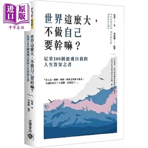 【中商原版】世界这么大 不做自已要干嘛 尼采200个放飞自我的人生答案之书 港台原版 尼采 高宝 商品图0