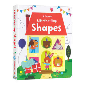 形状认知翻翻书 英文原版 Usborne Lift-The-Flap Shapes 尤斯伯恩图书 英文单词幼儿早教英语启蒙绘本 英文版 进口书籍