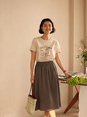 【周四精选福利】HeyDress法式天丝半身裙高腰显瘦伞裙A字优雅感半裙子