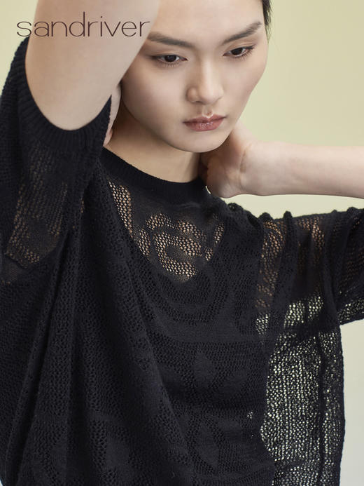 镂空圆领套衫 SJS95W027A 商品图5