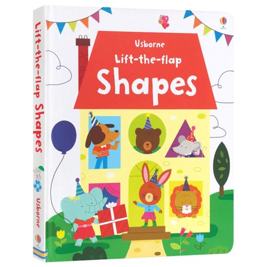 形状认知翻翻书 英文原版 Usborne Lift-The-Flap Shapes 尤斯伯恩图书 英文单词幼儿早教英语启蒙绘本 英文版 进口书籍 商品图3