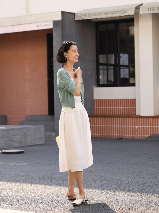 【周四精选福利】HeyDress法式天丝半身裙高腰显瘦伞裙A字优雅感半裙子 商品图3