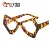 【好物推荐】新款个性蝴蝶猫眼彩虹色系平光镜 配镜眼镜框防蓝光眼镜 商品缩略图5