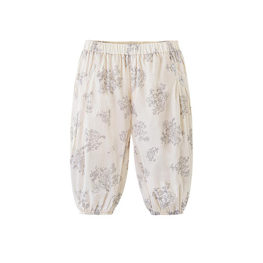 英氏儿童裤子女童防蚊裤宽松束脚薄款休闲裤春夏新款YRKCJ2P287A 商品图4