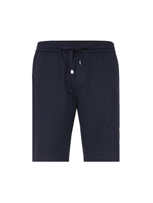 callisto藏青色棉混纺短裤 SSSPW118C 商品图0