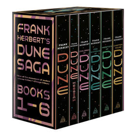 沙丘六部曲1-6册盒装 英文原版 Frank Herbert's Dune 甜茶海王张震同名电影科幻小说 弗兰克赫伯特 当代科幻史诗原著畅销书英文版