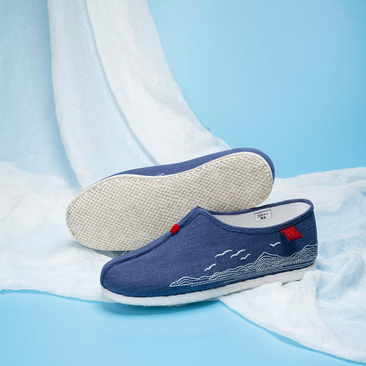 内联升男鞋男单鞋千层底内府官造夹鞋8527A 商品图4