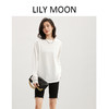 LILY MOON全棉磨毛圆领长袖T恤 商品缩略图0