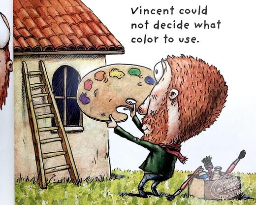 【中商原版】Vincent Paints His House 梵高的房子 泰德阿诺德Tedd Arnold 儿童绘本 故事图画书 英文原版 进口图书 4-8岁 商品图5