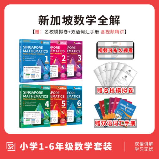 新加坡数学全解1-6（中+英）全12册 商品图0