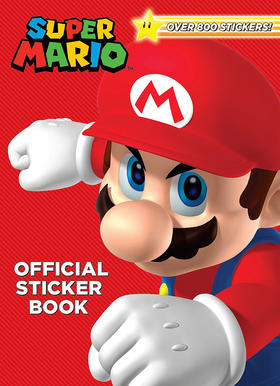 超级马力欧兄弟 任天堂官方贴纸书 英文原版 Super Mario Official Sticker Book