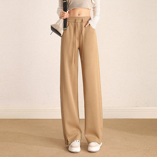 春季新款，松紧高腰阔腿裤直筒裤宽松休闲裤子MYX-72188 商品图0