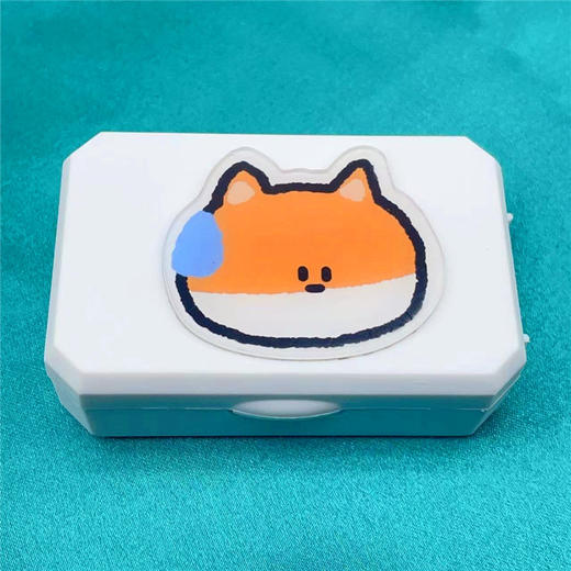 新款卡通隐形眼镜盒美瞳盒双联盒收纳盒伴侣盒WL139 商品图5