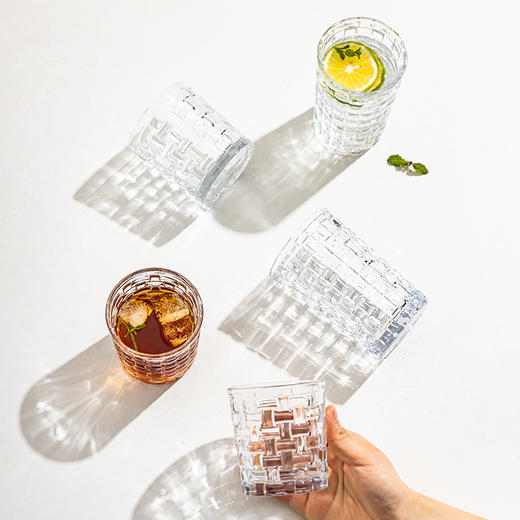 摩登主妇玻璃杯网红水杯ins风果汁啤酒杯创意浮雕女生高颜值杯子 商品图2