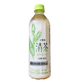 三得利清茶绿茶无糖500ml