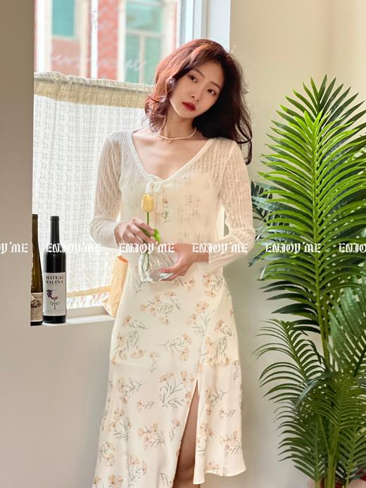 【门店同款】2023年夏季花卉侧开叉吊带裙 150555124 商品图3