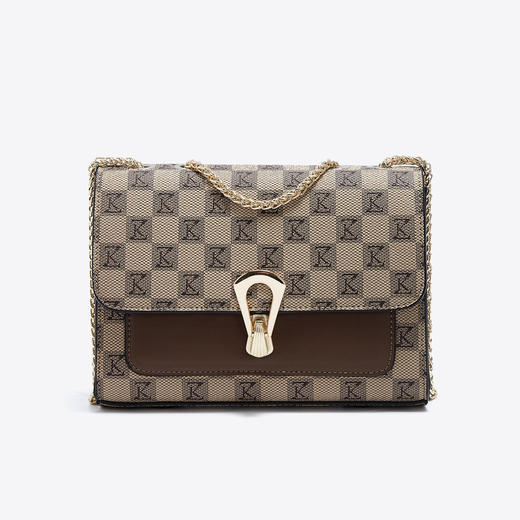 Safiya/索菲娅包包印花2023新款链条包时尚单肩包女式斜挎包女包SF9140066Y 商品图3