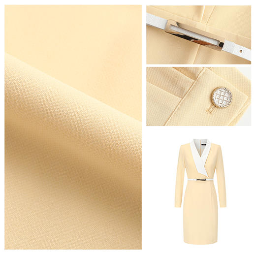 AD高端职业连衣裙女主持人正装西服裙正式场合套装气质通勤工作服 商品图2