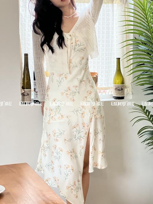 【门店同款】2023年夏季花卉侧开叉吊带裙 150555124 商品图6