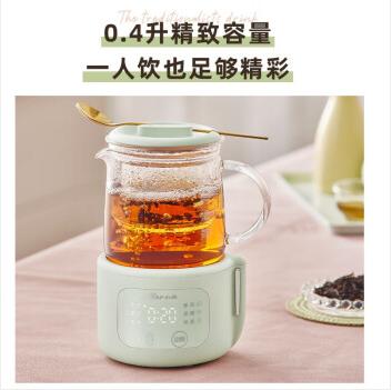 【样品】小熊（Bear）迷你养生壶 养生杯煮茶器办公室小型分体式烧水壶电热水壶加厚高硼玻璃电热杯垫  商品图2