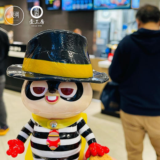 现货 壹工坊 汉堡神兔 搪胶 商品图2