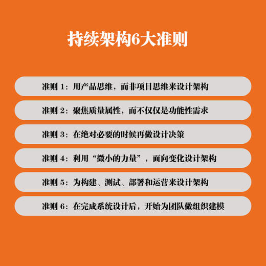 官方 持续架构实践 敏捷和DevOps时代下的软件架构 埃尔德 可持续性架构连续架构方法实践 软件架构书 商品图6